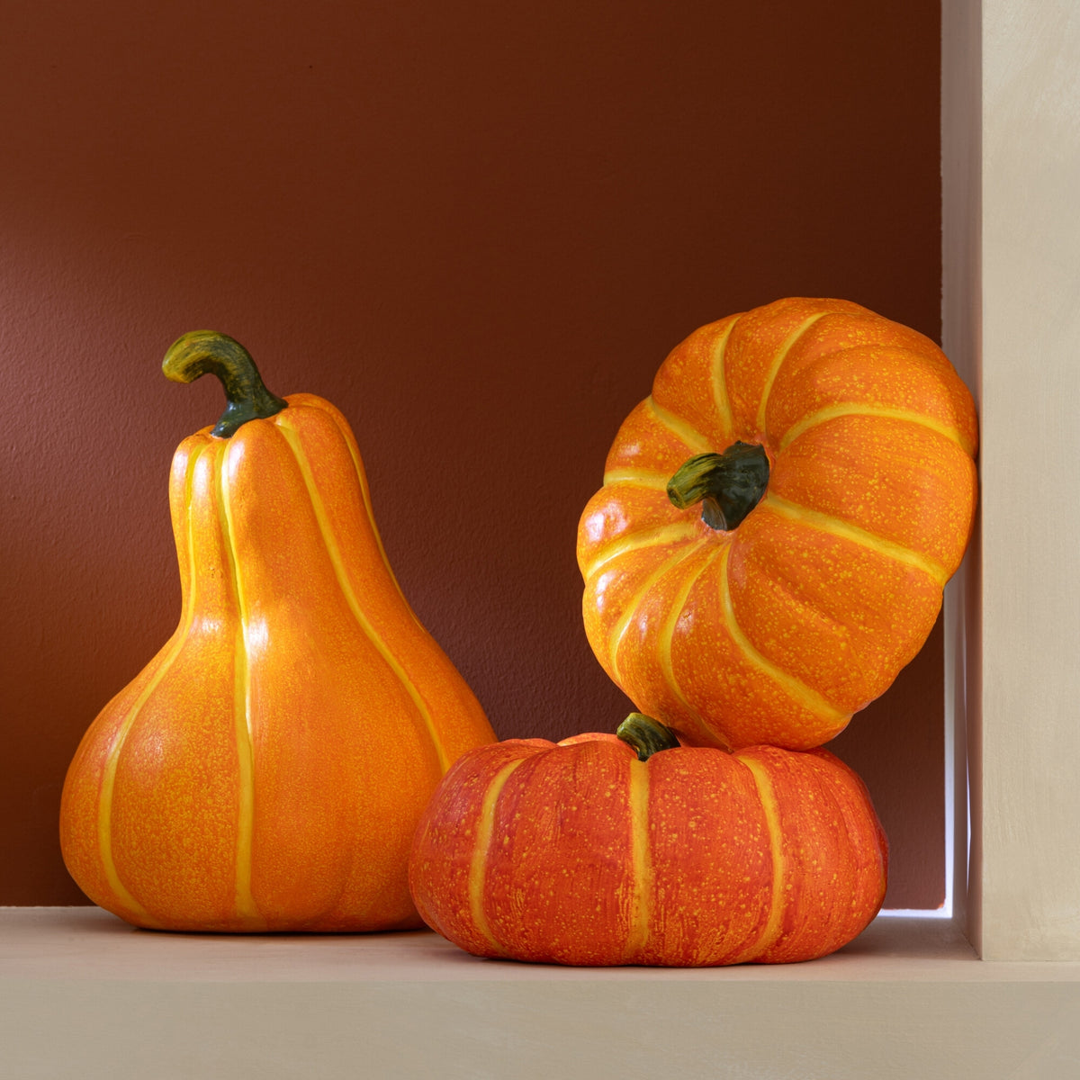 Calabaza Otoño Magnesio Naranja/Naranja oscuro J-Line Set de 2