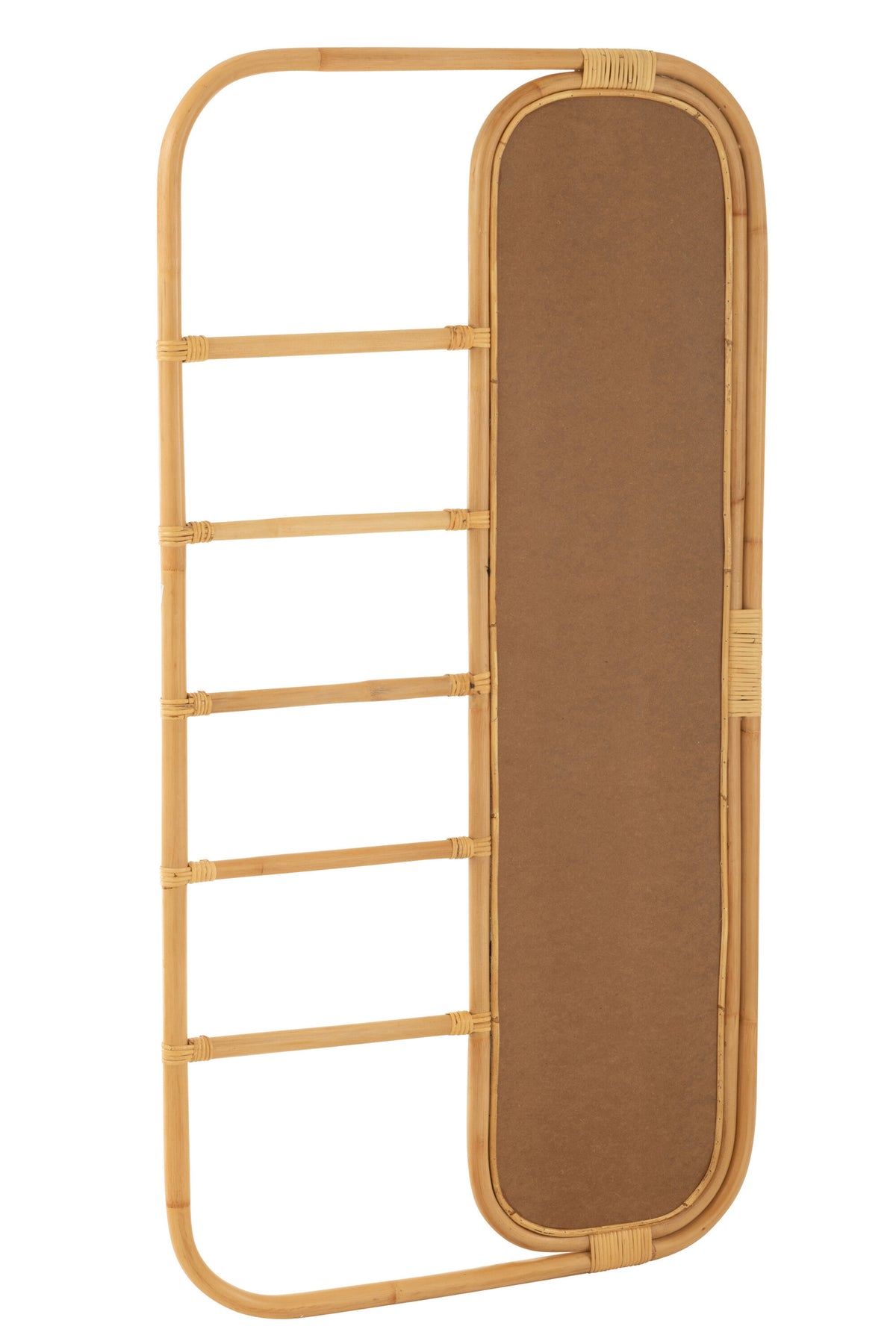 Espejo Escalera Ratán Natural J-Line