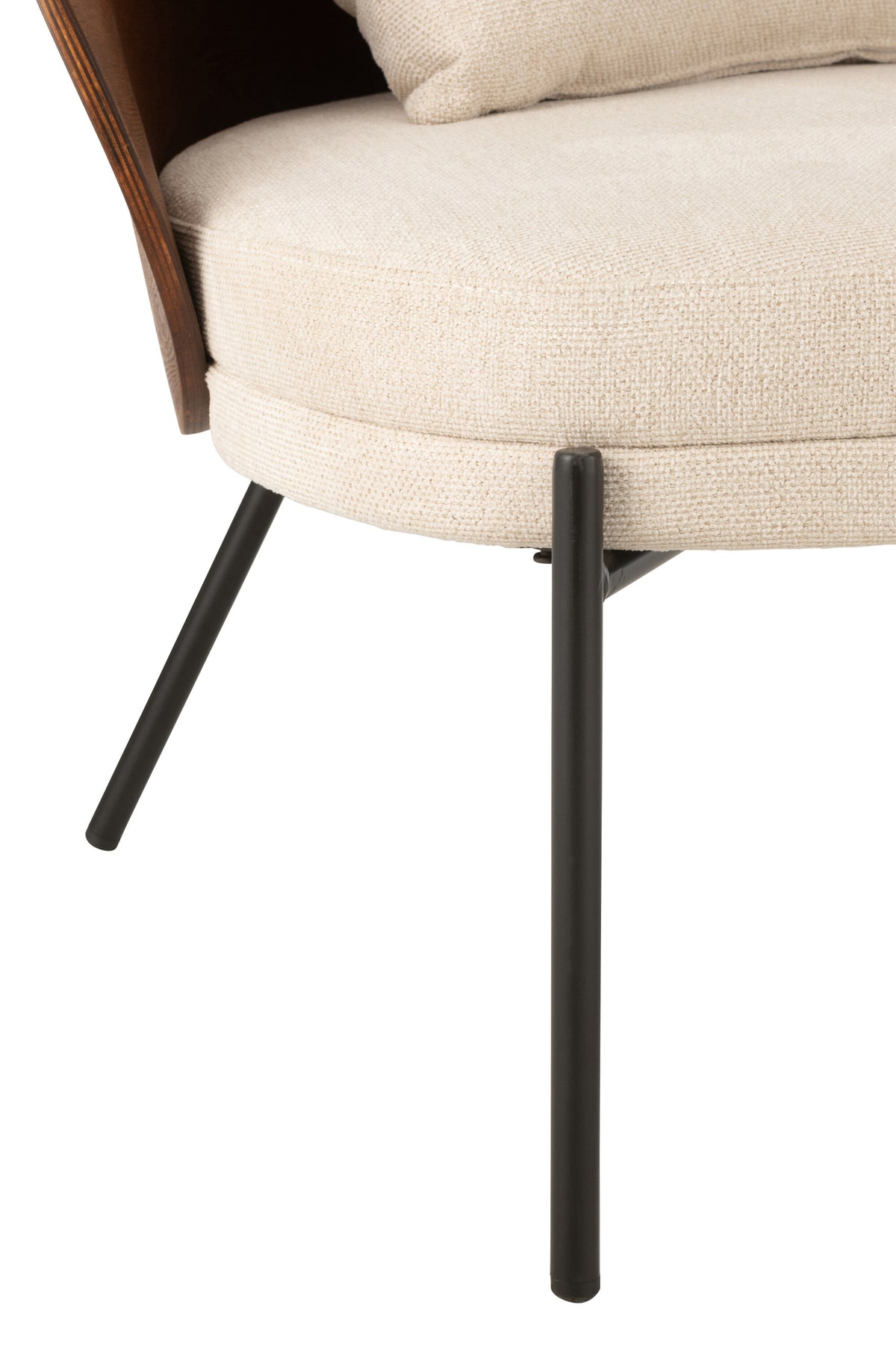 Sillón Lone Multiplex/Metal Marrón/Beige J-Line