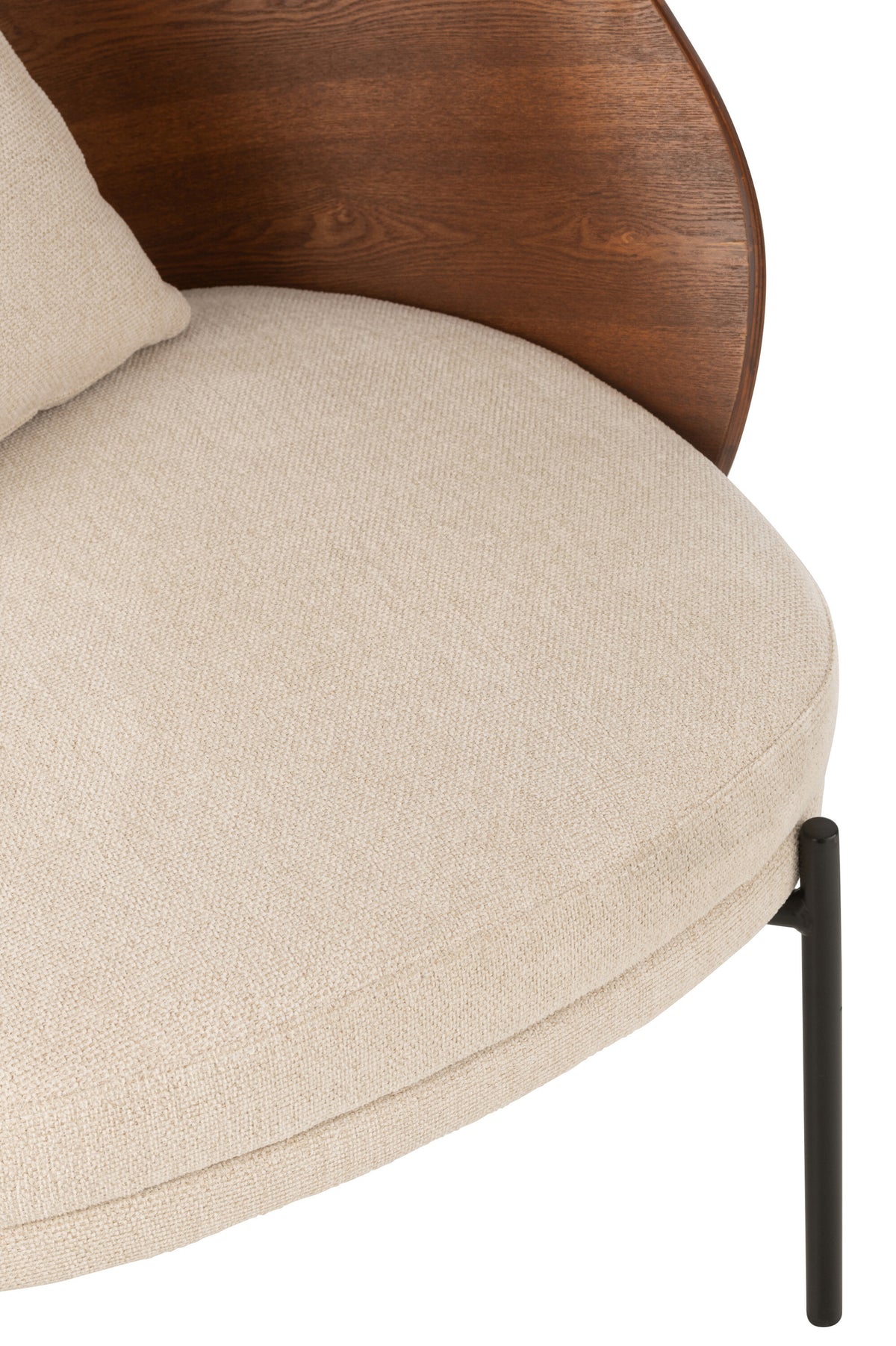 Sillón Lone Multiplex/Metal Marrón/Beige J-Line
