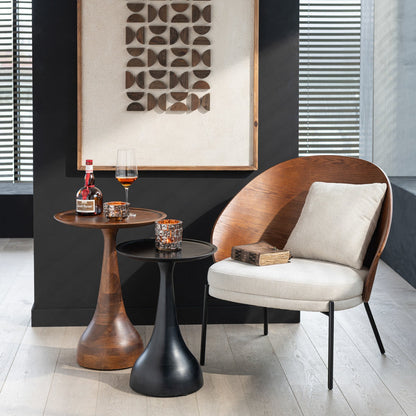 Sillón Lone Multiplex/Metal Marrón/Beige J-Line