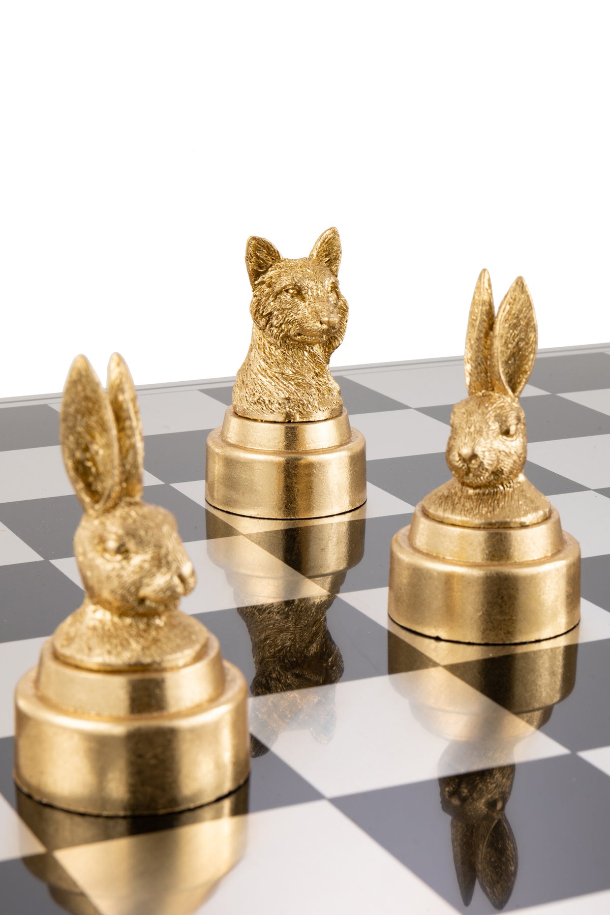 Juego de ajedrez Animales Polirresina Mix J-Line