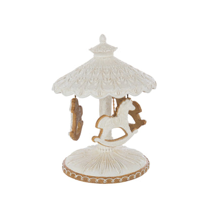 Molino giratorio de pan de jengibre Cal Beige/Blanco J-Line