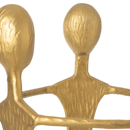 Figura 3 Hombre Acero Inoxidable Dorado H150cm J-Line