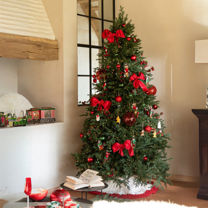 Árbol de Navidad 3000 LED Artificial Verde Oscuro Grande H225cm J-Line