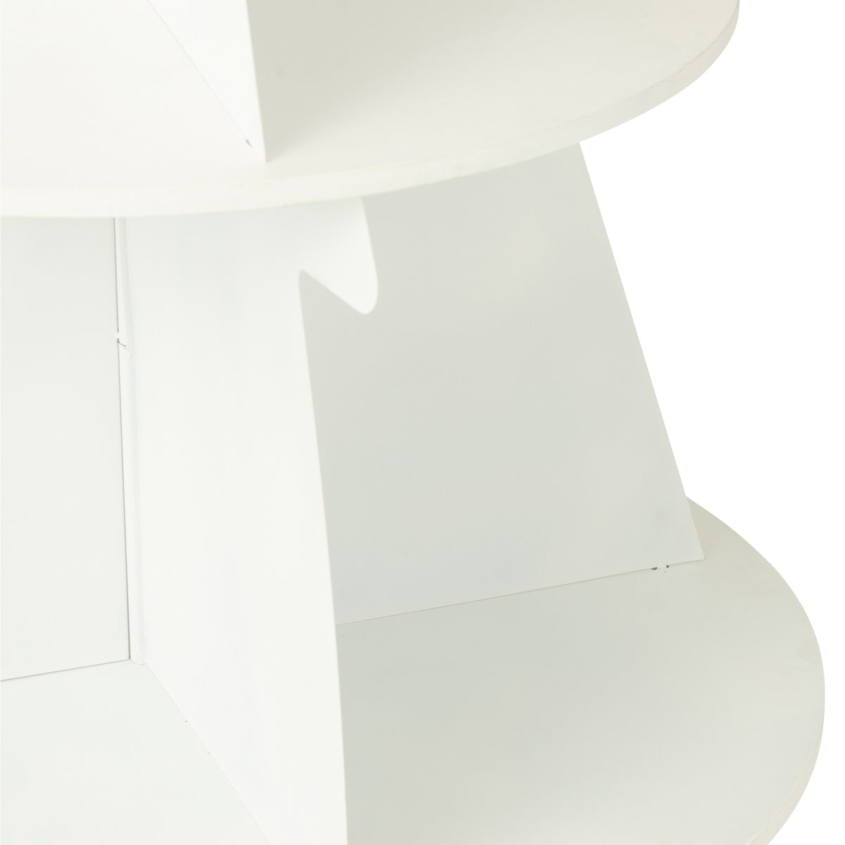Soporte para árbol de Navidad de metal blanco mediano J-Line