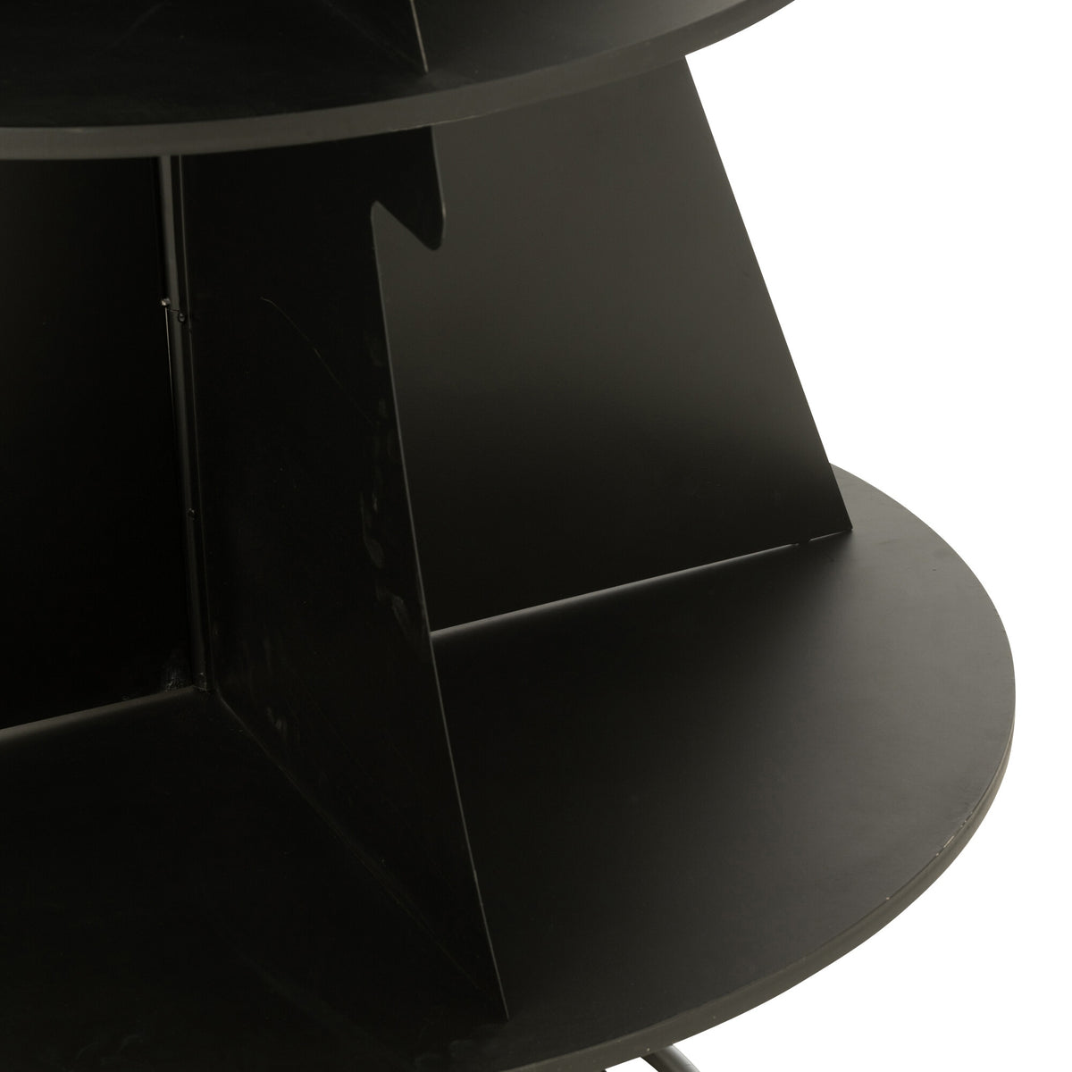 Soporte para árbol de Navidad de metal negro pequeño J-Line