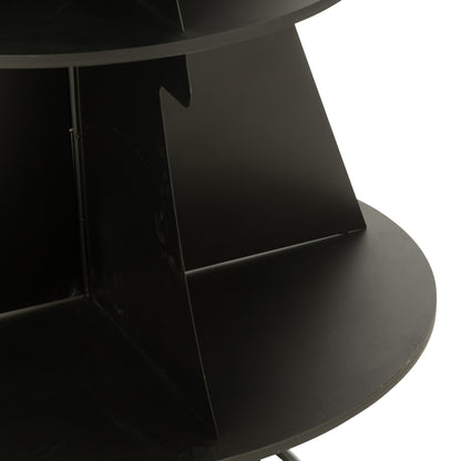 Soporte para árbol de Navidad de metal negro pequeño J-Line