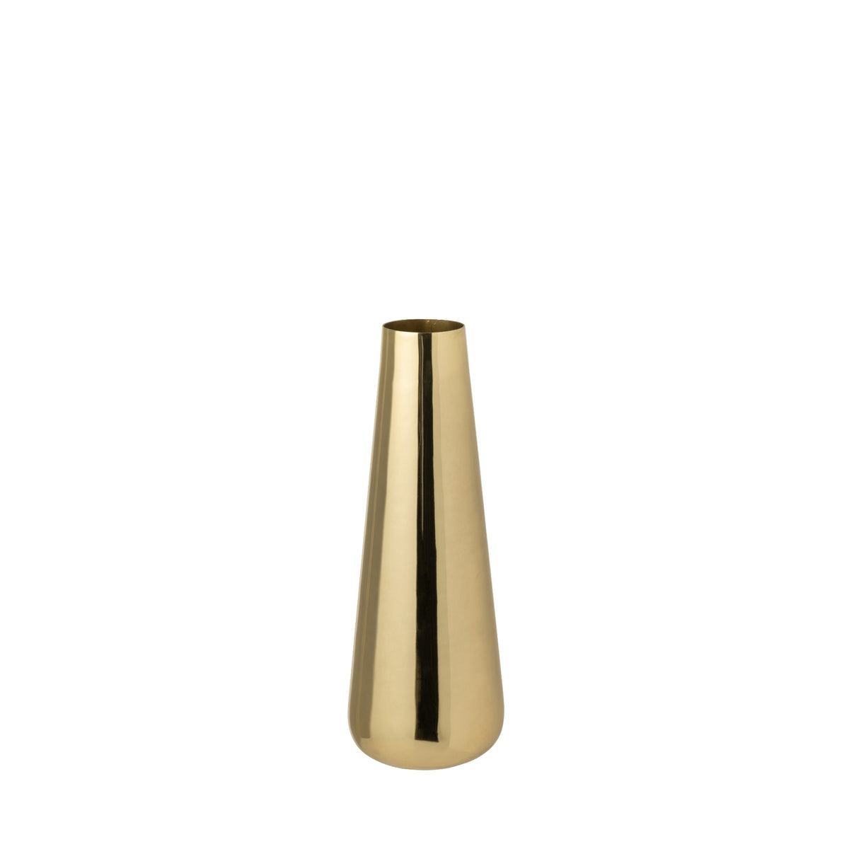 Jarrón Elegante Dorado Pequeño J-Line