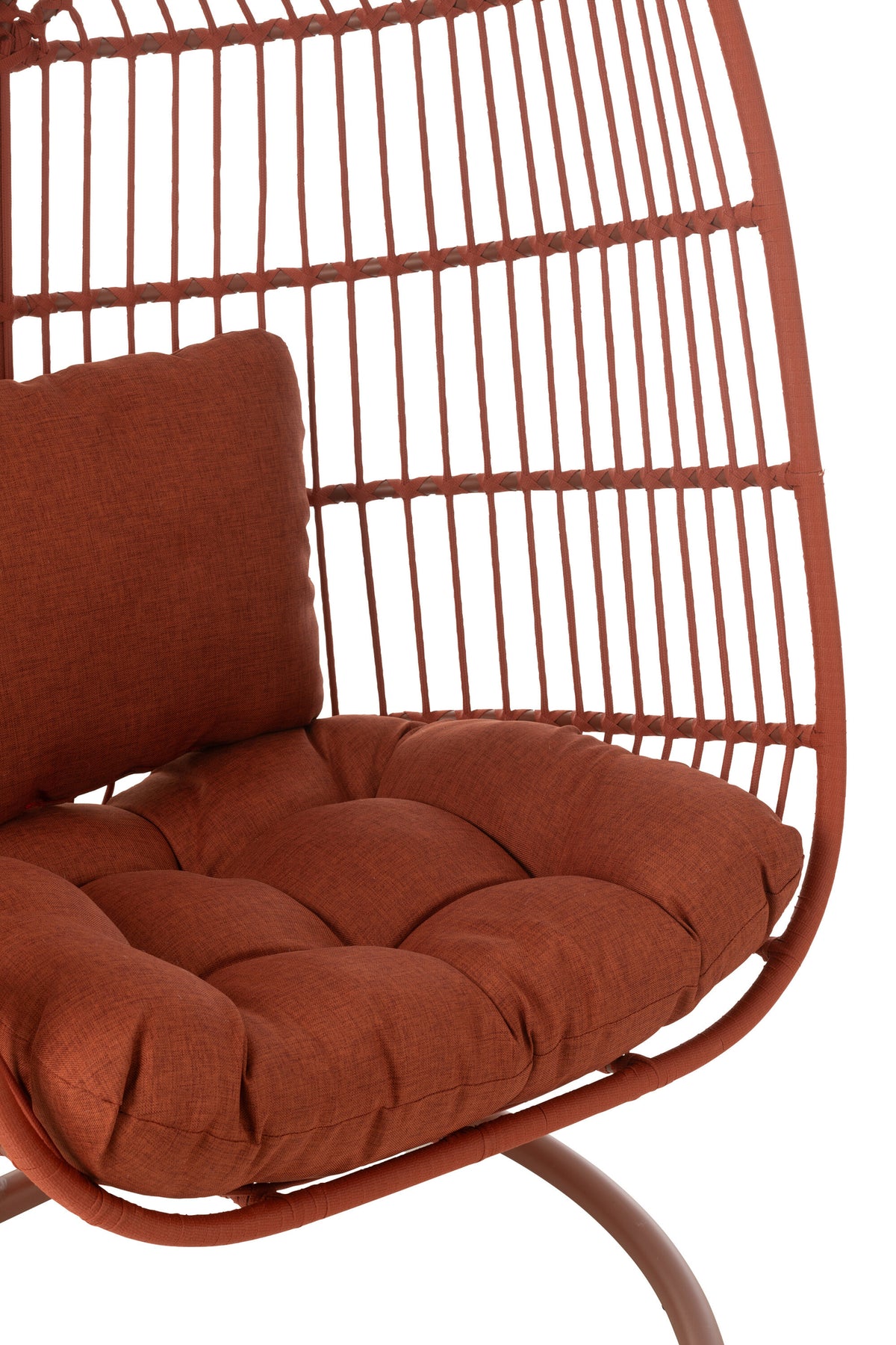 Silla colgante Egga Metal/Cuerda Roja J-Line
