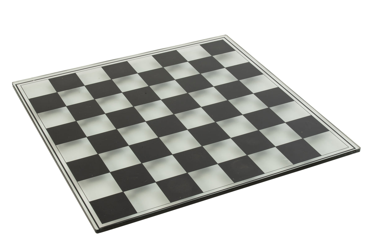 Juego de ajedrez Plateay de polirresina blanco/dorado J-Line