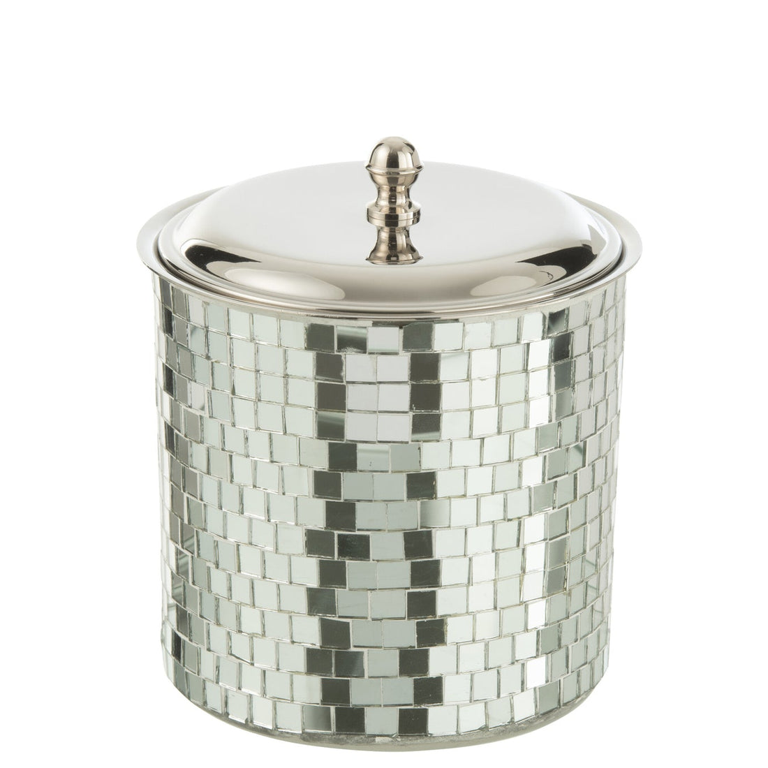 Cubo de hielo Mosaico Acero Inoxidable Plateado  J-Line