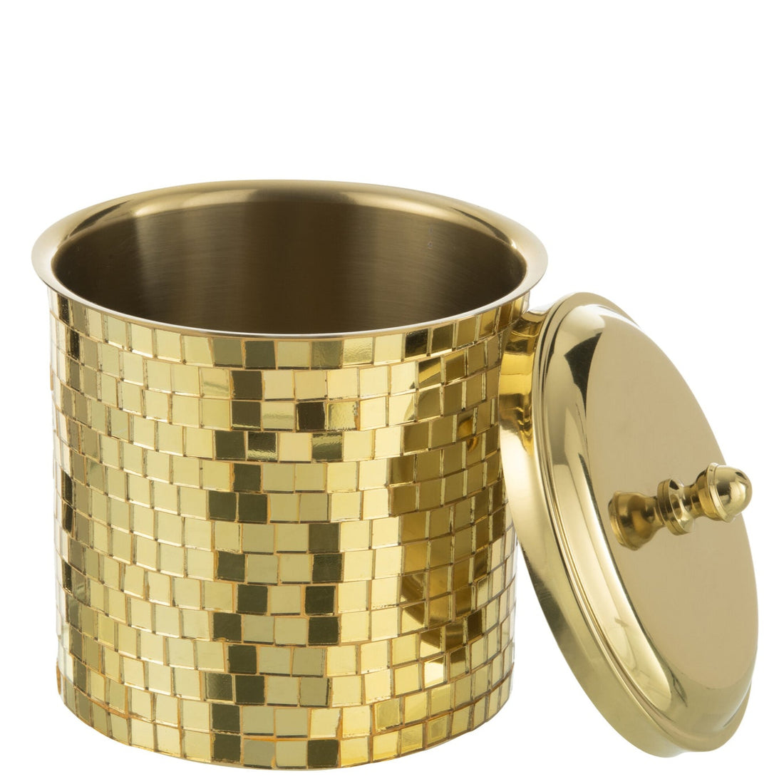 Cubo de hielo Mosaico Acero Inoxidable Dorado J-Line