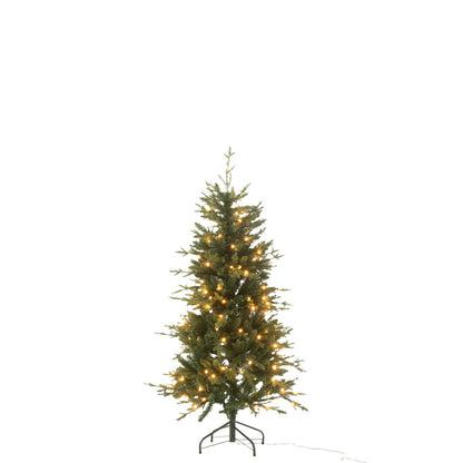 Árbol de Navidad 160 LED Artificial Verde Oscuro Pequeño J-Line