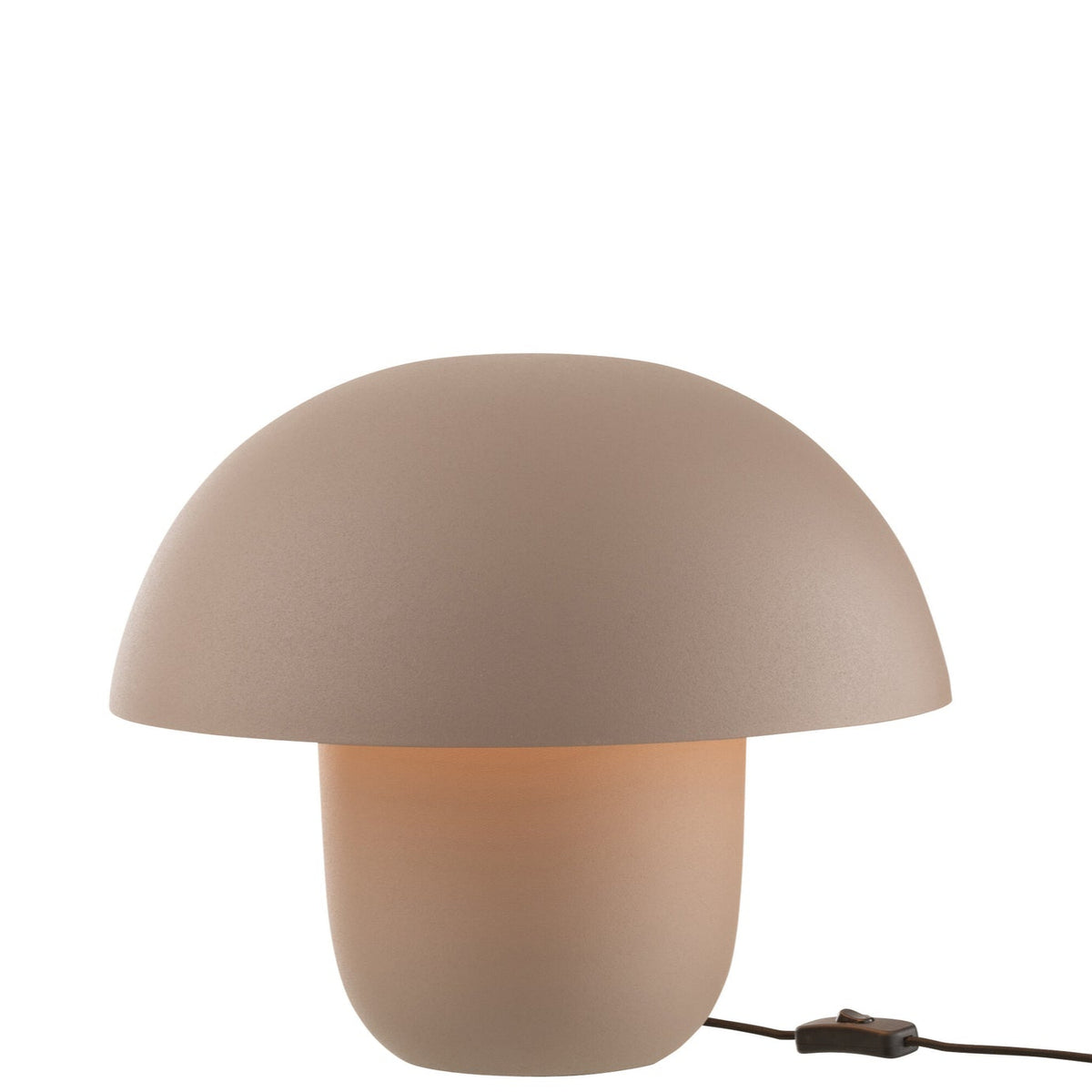 Lámpara de mesa Metal Taupe Mediana J-Line