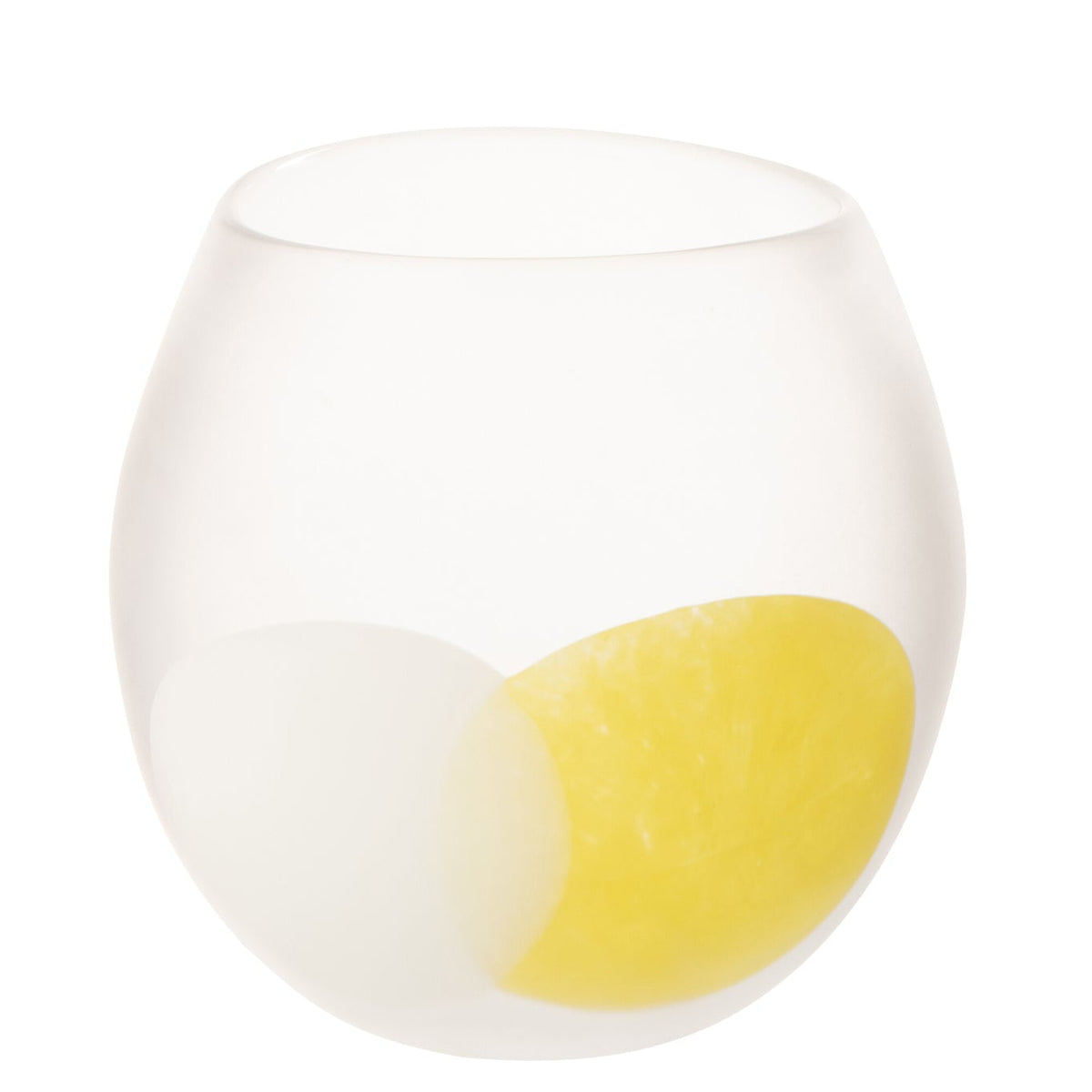 Farol globo blanco/amarillo grande J-Line
