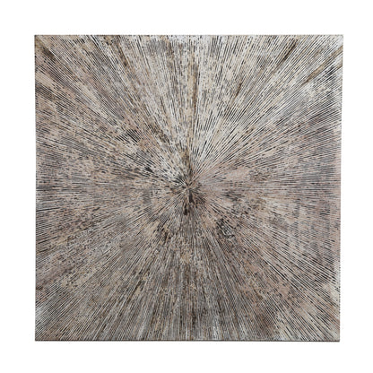 Panel de pared Zapp blanco acanalado cuadrado Grande PTMD