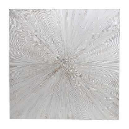 Panel de pared Zapp blanco acanalado cuadrado Grande PTMD