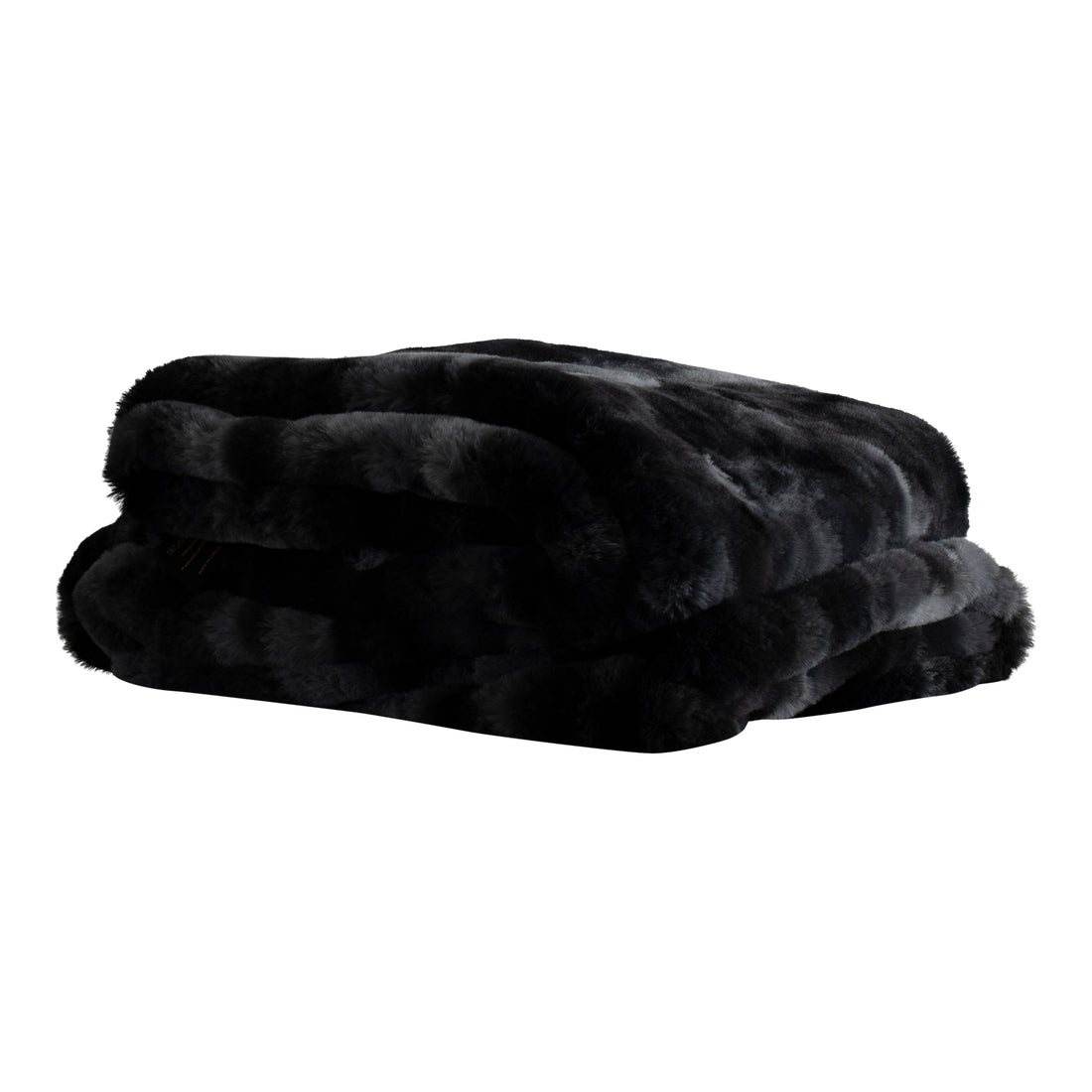 Manta Linde de terciopelo negro 150x200 cm PTMD