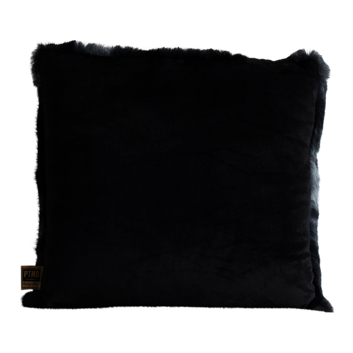 Cojín Linde Terciopelo Negro 45x45cm PTMD
