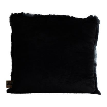Cojín Linde Terciopelo Negro 45x45cm PTMD