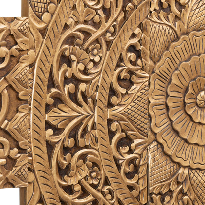 Panel de pared Sharlene - 180x90cm - MDF - Dorado PTMD
