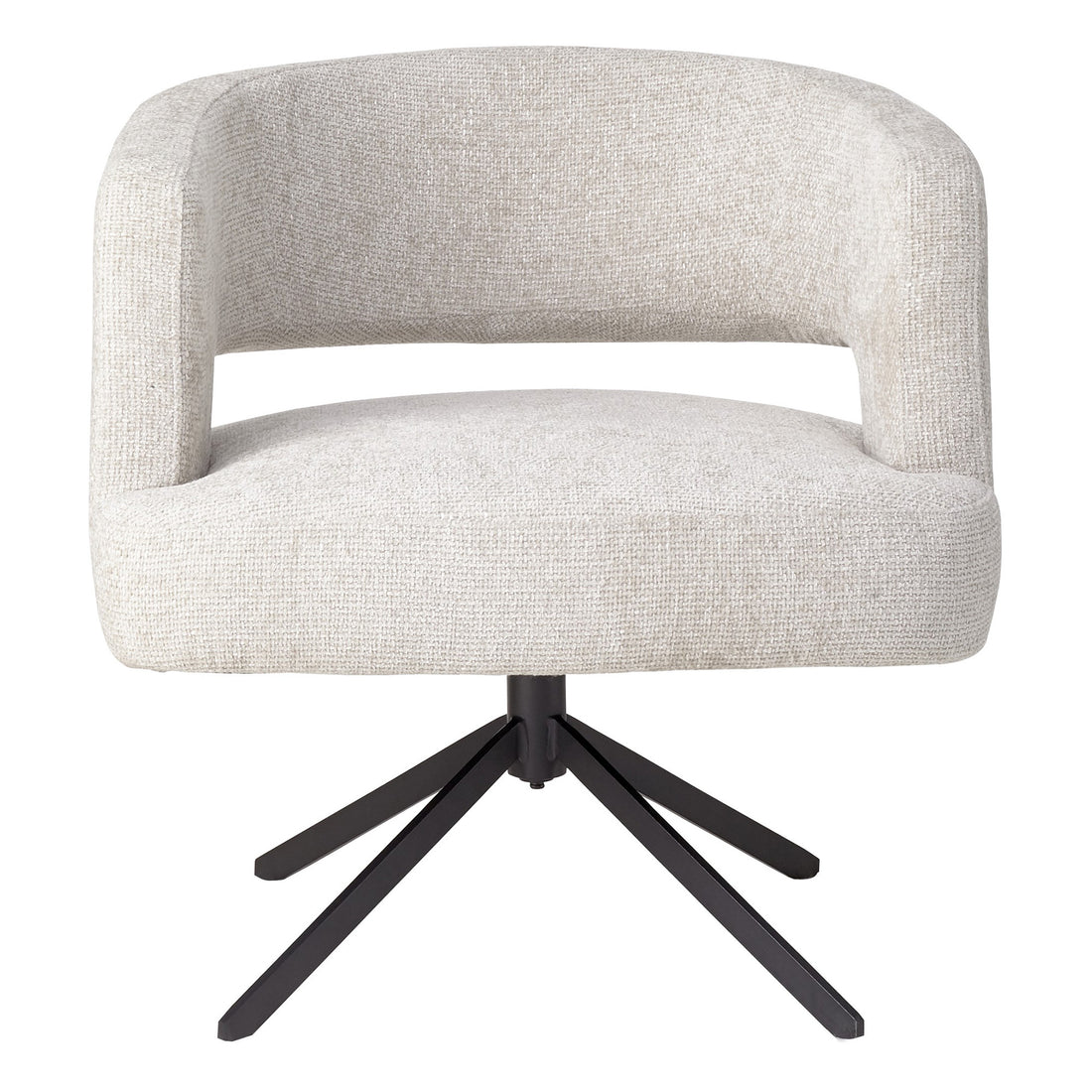 Silla de comedor Baldr Cream Legacy 15, patas negro paloma PTMD