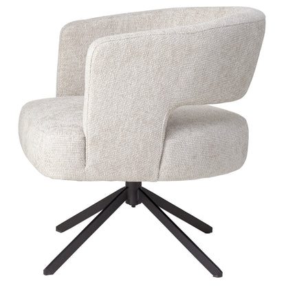 Silla de comedor Baldr Cream Legacy 15, patas negro paloma PTMD