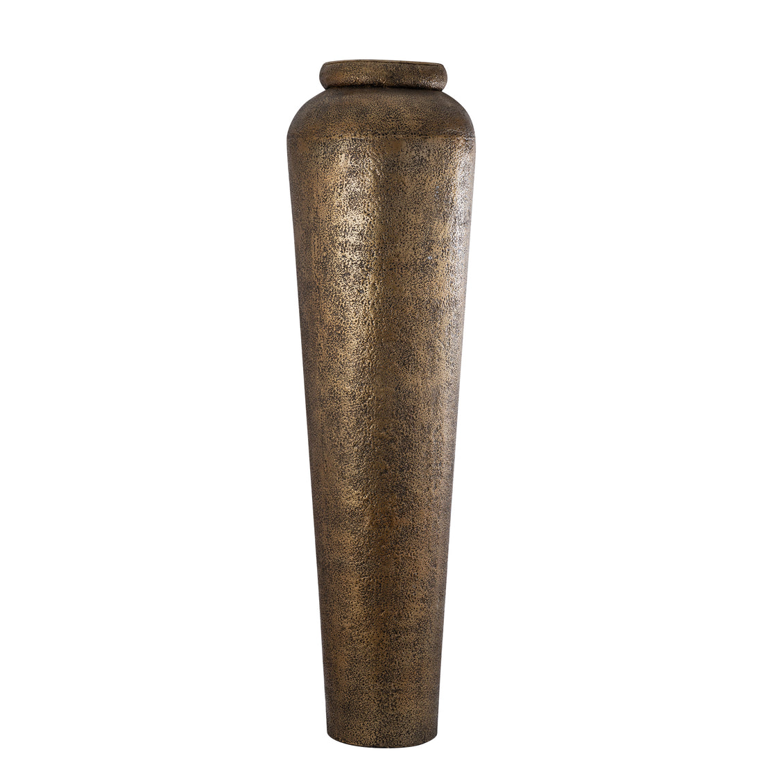 Maceta Zavir - 50x50x173 cm - Aluminio - Dorado PTMD