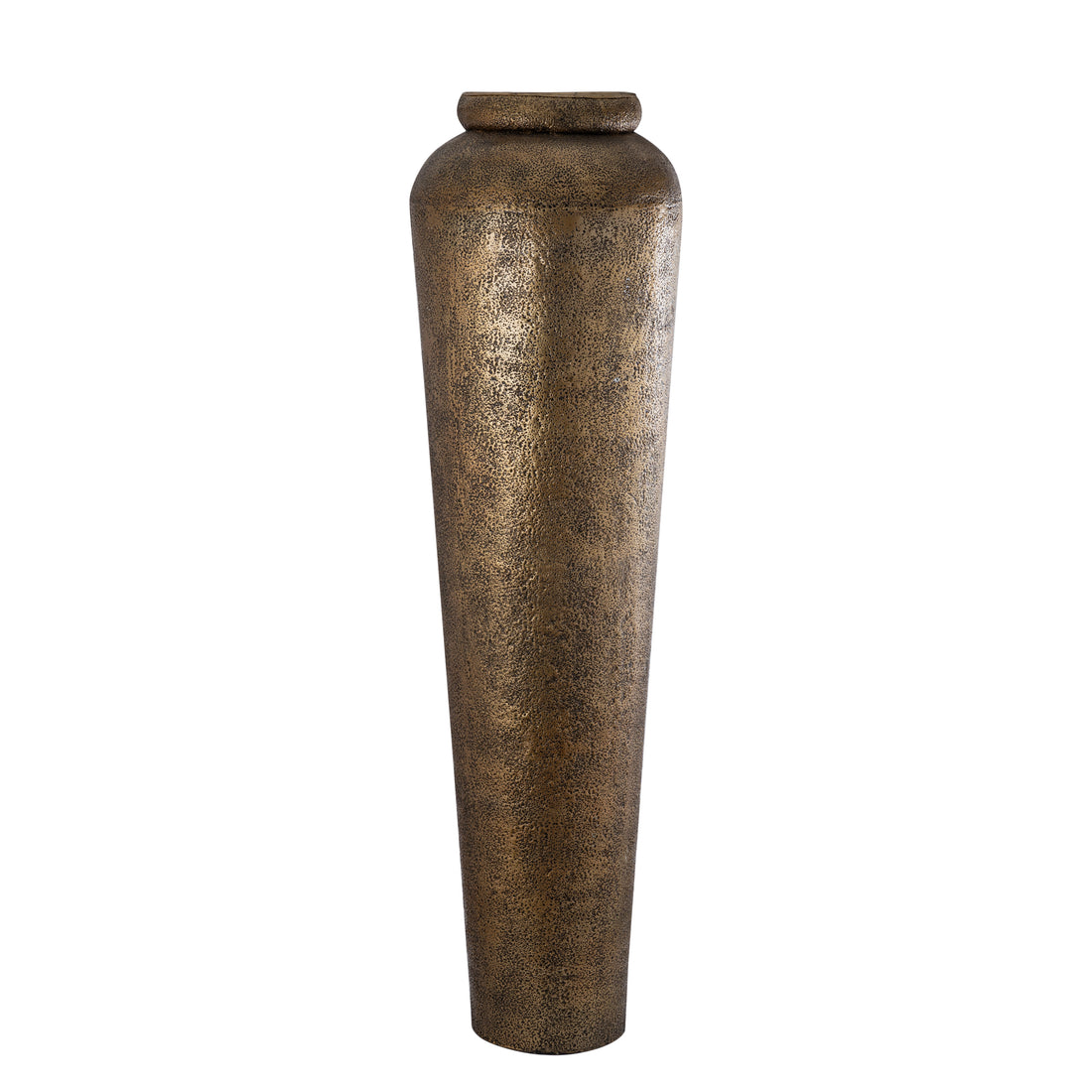Maceta Zavir - 50x50x173 cm - Aluminio - Dorado PTMD