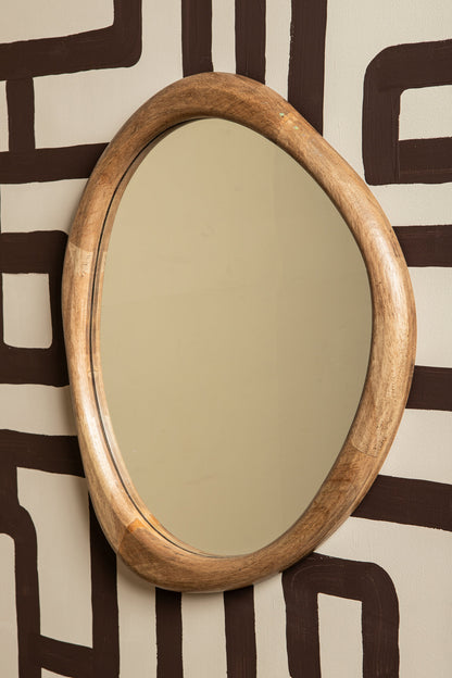 Neelix Madera de caucho natural espejo orgánico S PTMD