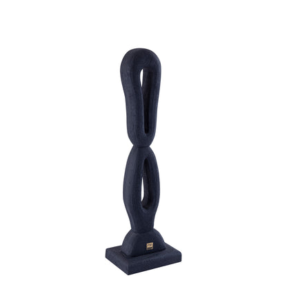 Rhyce Black estatua de madera de mango figura abierta S PTMD