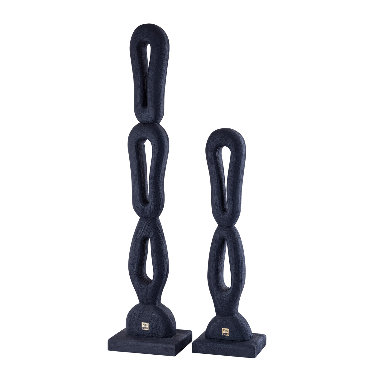 Rhyce Black estatua de madera de mango figura abierta S PTMD