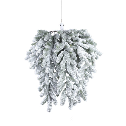 Adorno navideño Rosamond - 60x60x80 cm - PVC - Blanco PTMD