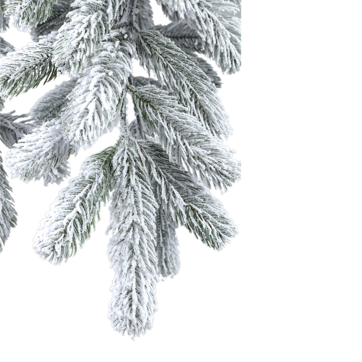 Adorno navideño Rosamond - 60x60x80 cm - PVC - Blanco PTMD