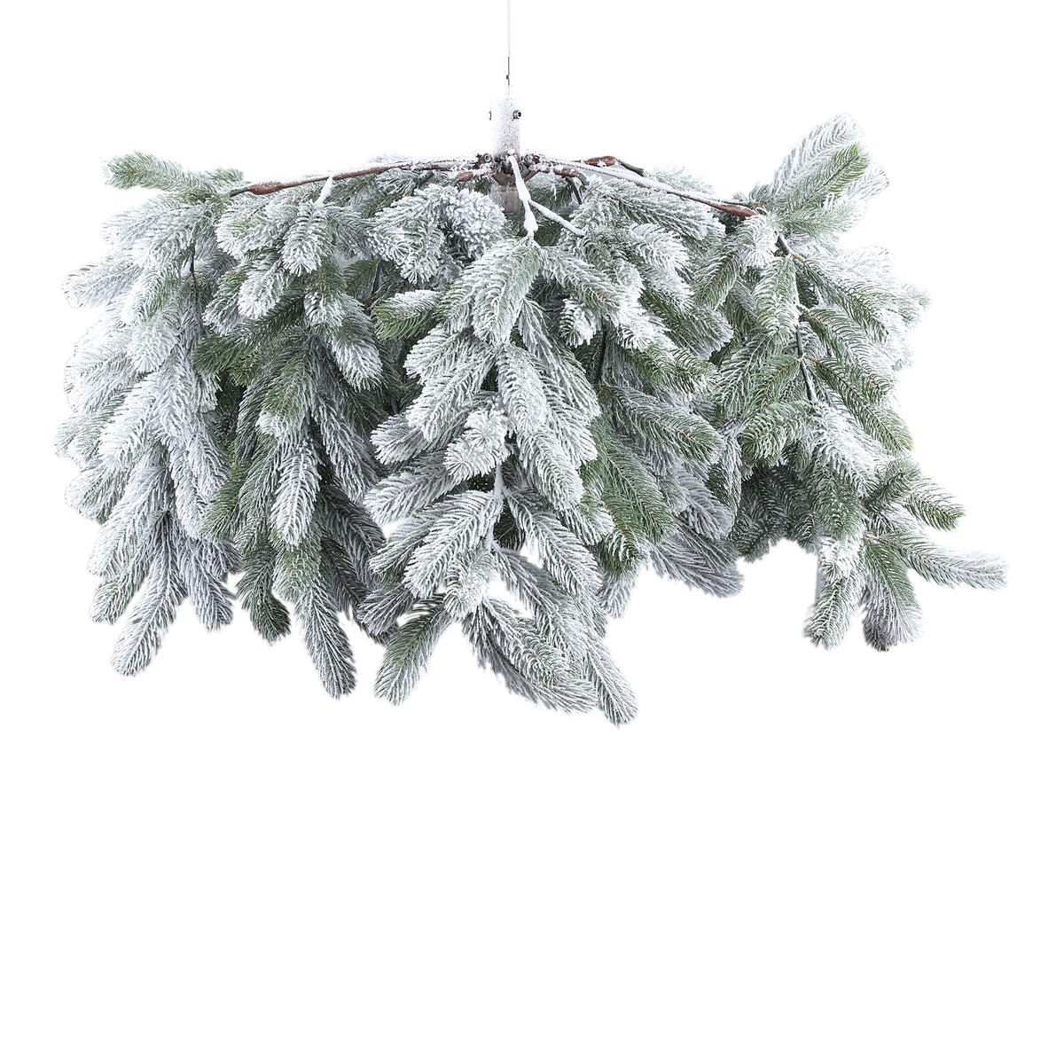 Adorno navideño Rosamond - 100x100x50 cm - PVC - Blanco PTMD
