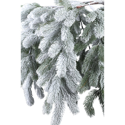 Adorno navideño Rosamond - 100x100x50 cm - PVC - Blanco PTMD