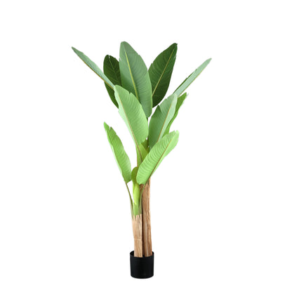 Tree Green PE Real Touch Árbol de plátano S 110x108x155cm PTMD