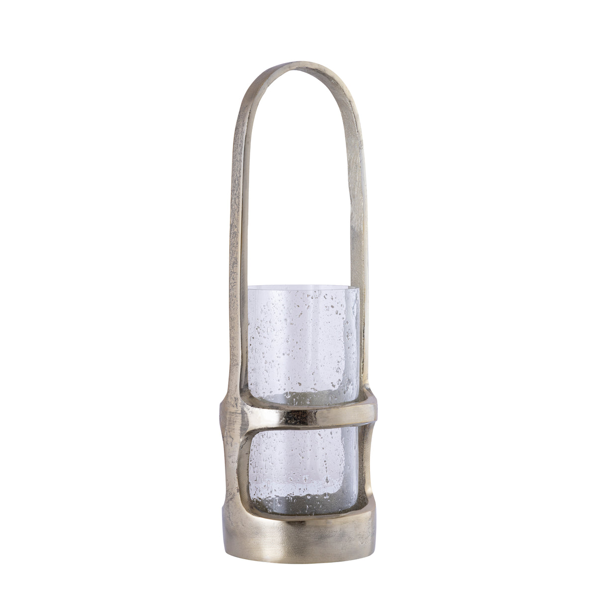 Farol Rahana L - 15x15x49 cm - Aluminio - Dorado PTMD