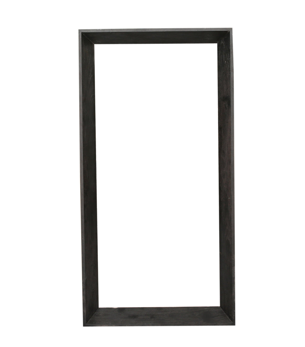 Espejo rectangular grande Kyro de madera de acacia negra PTMD