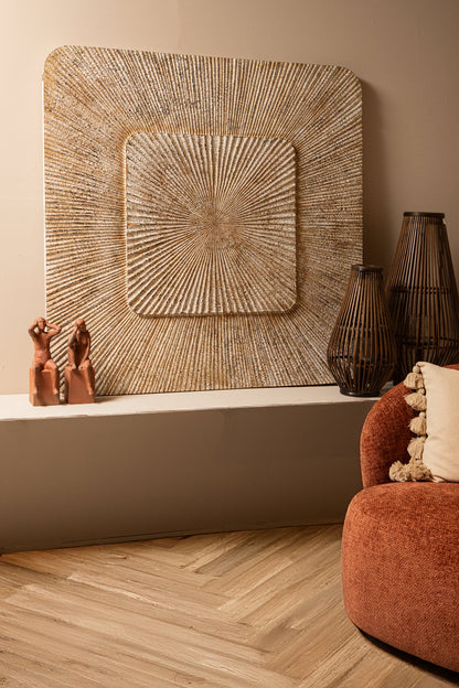 Dishita Panel de pared Cream Square Large PTMD