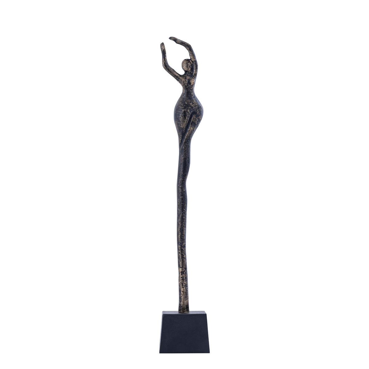 Ciwan estatua de mujer de aluminio fundido en latón antiguo A PTMD
