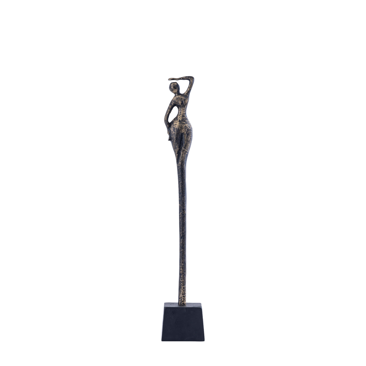Ciwan estatua de mujer de aluminio fundido en latón antiguo al B PTMD