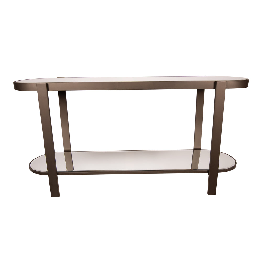 Mesa consola Yozan con espejo y patas de metal PTMD