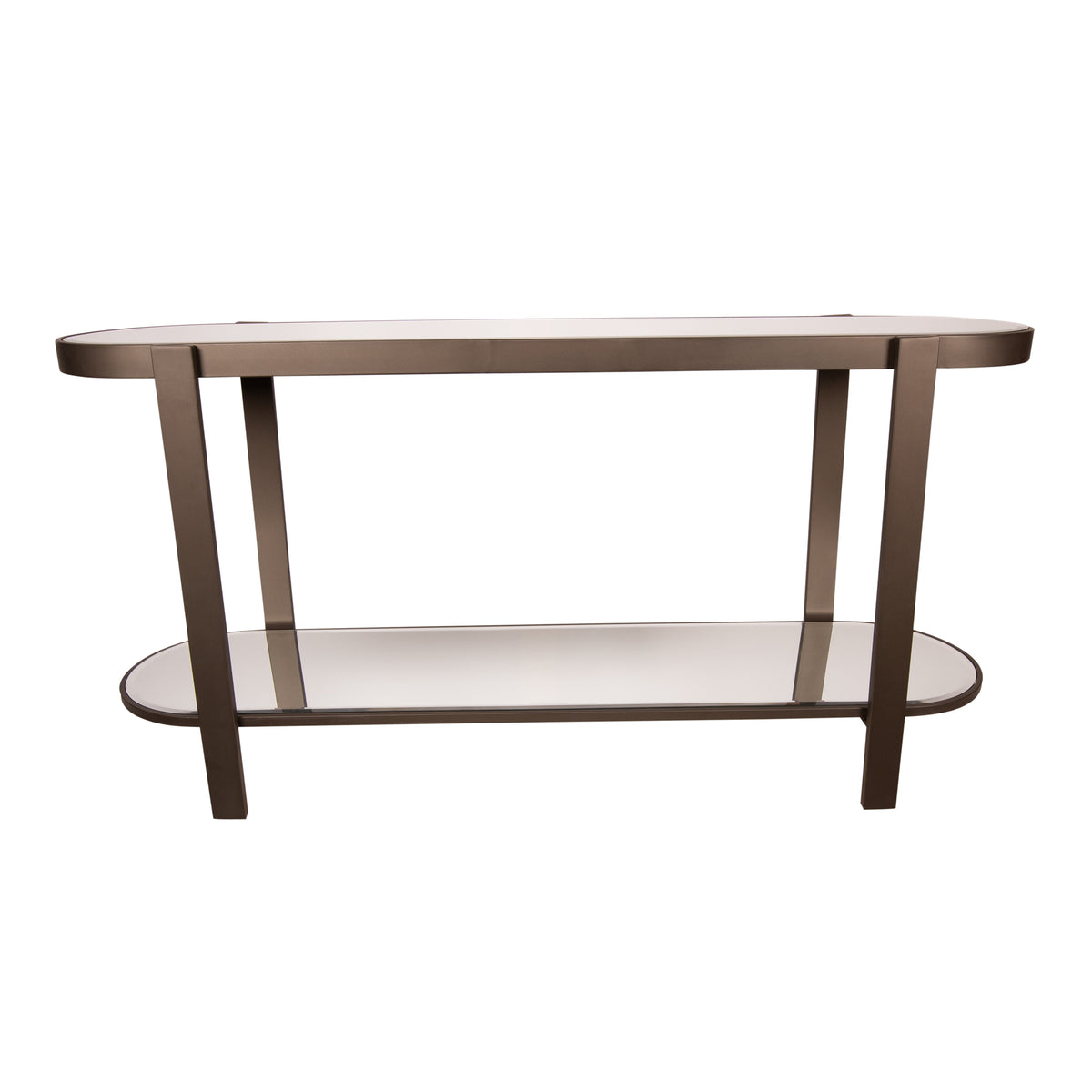 Mesa consola Yozan con espejo y patas de metal PTMD
