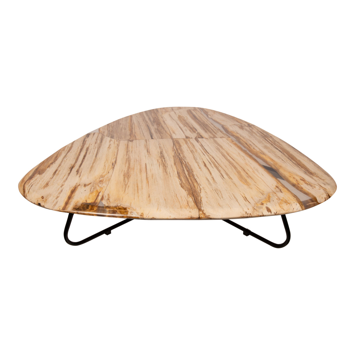 Mesa de centro Deeba de madera petrificada 130 PTMD