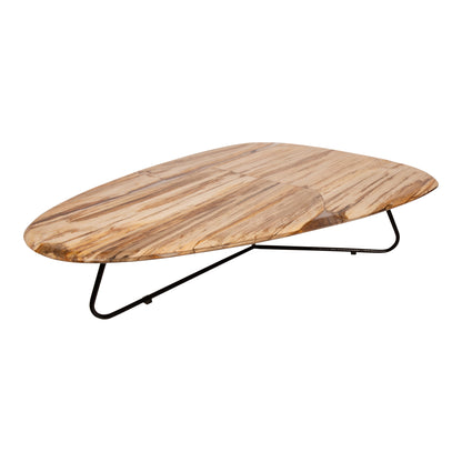 Mesa de centro Deeba de madera petrificada 130 PTMD