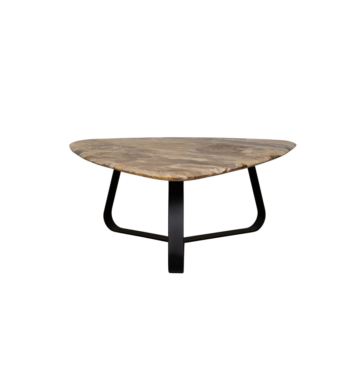 Mesa de centro Deeba de madera petrificada 95 PTMD