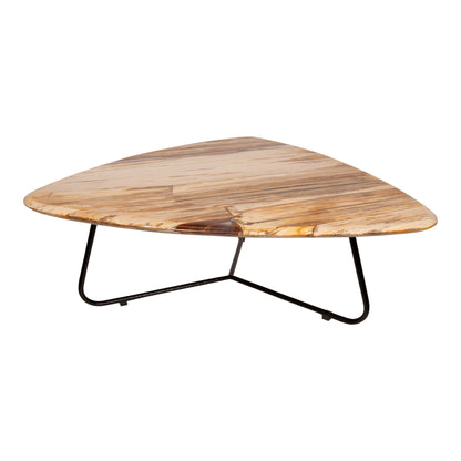 Mesa de centro Deeba de madera petrificada 95 PTMD