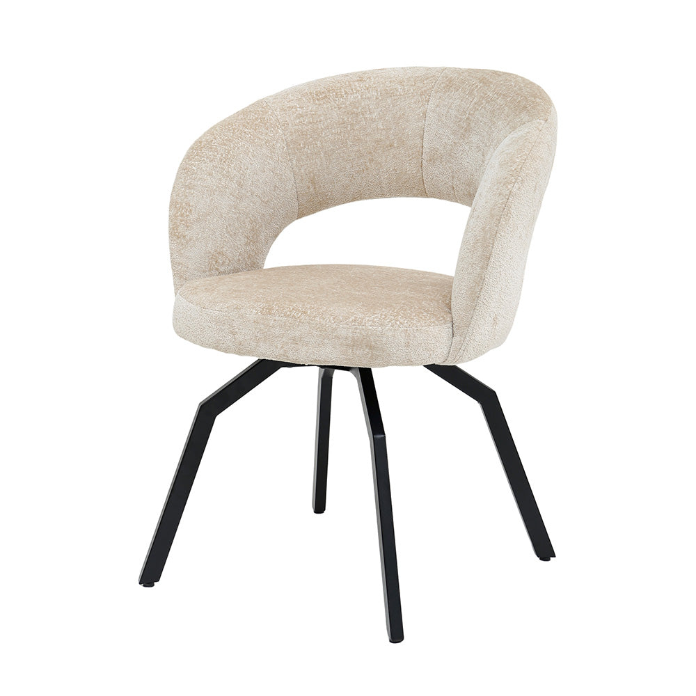 Silla de comedor Aranea beige Symphony 3 PTMD